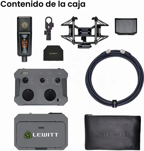 Vista 5 de LEWITT Micrófono condensador de tubo y FET LCT1040