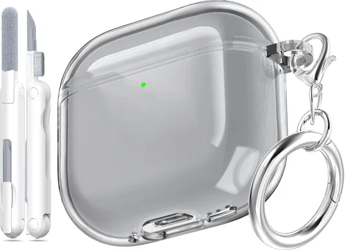 Vista 23 de for Airpod Case with Cleaner Kit, Crystal Clear Cover A4-transparente