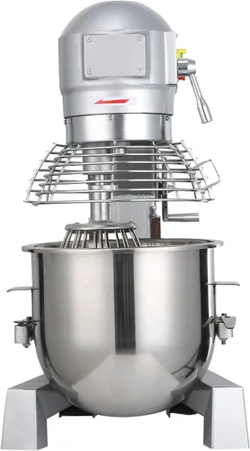 Vista 9 de Happybuy 10Qt Mezclador Comercial de Alimentos con Función de Temporización, Mezclador Comercial de 500W, Bol de Acero Inoxidable, Resistencia