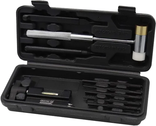 Vista 2 de Grip Kit de herramientas de 10 piezas Master Gunsmithing Roll Pin - Mazo de doble cabeza, arrancador de pasador de perno, punzón de pasador