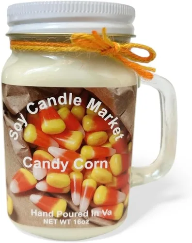 Vista 40 de Velas perfumadas de soja Velas hechas a mano y altamente aromáticas que queman hasta 85 horas en tarro de cristal, perfectas para decoración