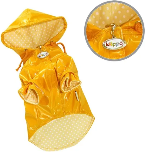 Vista 2 de Perro/Cachorro Daisy Chaqueta Impermeable/Impermeable Equipo De Lluvia/Ropa Impermeable Con Forro Algodón - XS