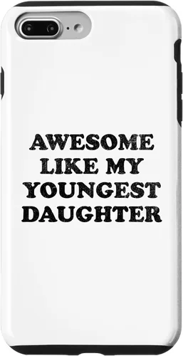 Vista 12 de Awesome Like My Youngest Daughter Funny for Mom Dad Parent Case for iPhone 16