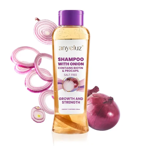 Vista 10 de ANYELUZ Champú capilar de aloe vera, limpiador de cuero cabelludo de limpieza profunda, fórmula de fortalecimiento de biotina, control de grasa