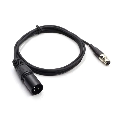 Vista 5 de Cable de micrófono de solapa XLR de 3 pines macho a 3 zócalos hembra Mini XLR Pro - Cable TA3-XLR
