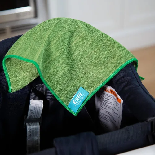 Vista 3 de E-Cloth Paño de limpieza para silla alta, paño de microfibra de alta calidad con esquina de fregar, ideal para silla alta de bebé, silla alta