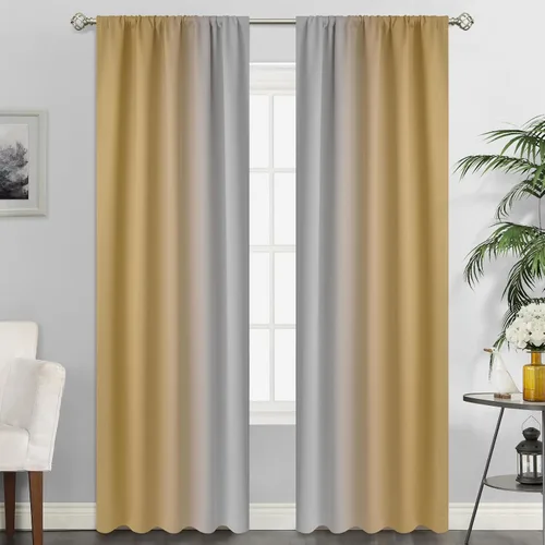Vista 14 de SimpleHome Cortinas Pequeñas Negras Impermeables con Bolsillo para Barra Suave para Cocina, Cortinas Impermeables con Bolsillo para Barra