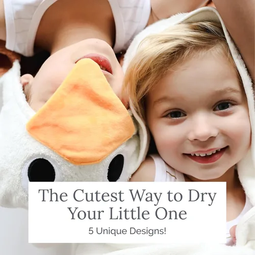 Vista 3 de Natemia Toallas de bebé con capucha de alta calidad, toalla de baño ultra suave con diseño de animales, toalla de baño para niños y niñas, toallas