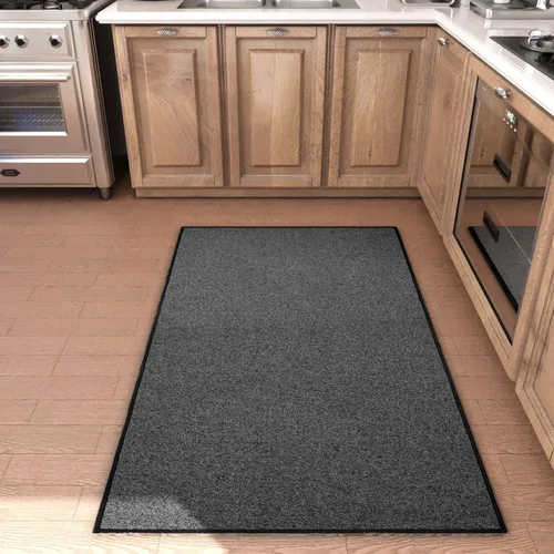 Vista 10 de AREDO Alfombra de pasillo con parte trasera de goma antideslizante, alfombra de piso suave lavable para cocina, pasillo, entrada