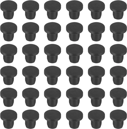 Vista 141 de MECCANIXITY - Tapones de silicona en forma de T (26mm, 1 pulgada de diámetro), color negro