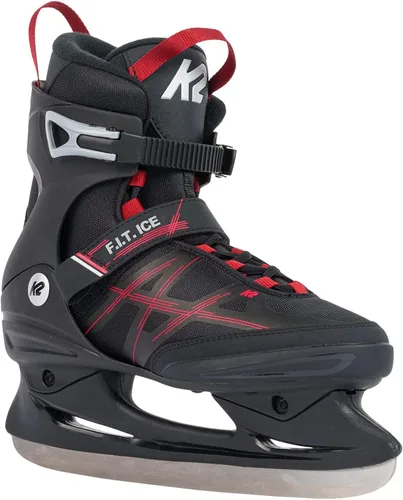 Vista 5 de K2 F.I.T Patines de Hielo Negro/Rojo