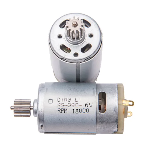 Vista 3 de 6V390 18000RPM Motor Eléctrico RS390 6V Motor Drive Accesorio de Motor para Niños Ride On Cars Niños Ride on Juguetes Piezas de Repuesto