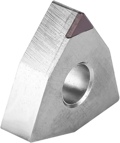 Vista 6 de WNMA080408-CBN Inserto de torneado, inserto de cuchilla CBN, cortador de torno CNC Bit Turning Insert Blade para procesar acero endurecido