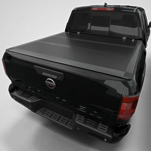 Vista 11 de Cubrecapotas rígida plegable para caja de camioneta compatible con Nissan Frontier 2005-2026, cama de 5 pies (60")