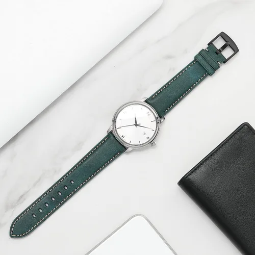 Vista 3 de Avohome Genuine Leather Watch Straps 182022mm Italy Frosted Cowhide Watch Strap Multi-color for MenWomen with Pin BuckleWatch not included