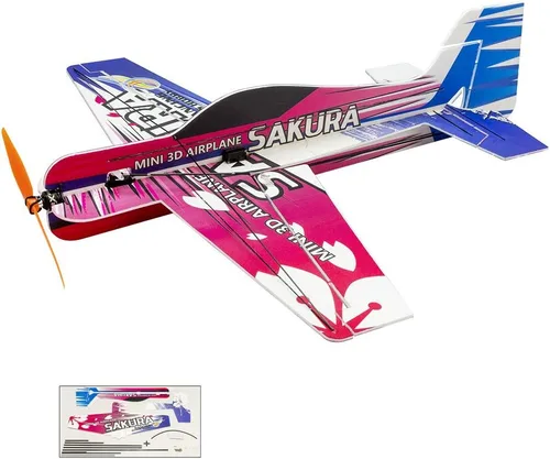 Vista 8 de Viloga Upgrade 3D EPP Avión Sakura Acrobático, Kit de Avión de Espuma RC de 420mm para Construir para Adultos