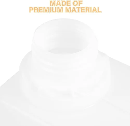 Vista 5 de iplusmile 33.8 fl oz de grado alimenticio embotellado Hdpe aceite jarra botella almacenamiento para botella reutilizable tapa