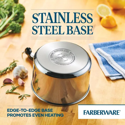 Vista 132 de Farberware Olla clásica de vapor hecha en acero inoxidable, 3 qt.