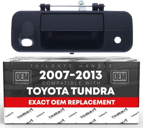 Vista 6 de Reemplazo del montaje de la manija del portón trasero, metal mejorado, compatible con Toyota Tundra 2007-2013, pestillo exterior para portón