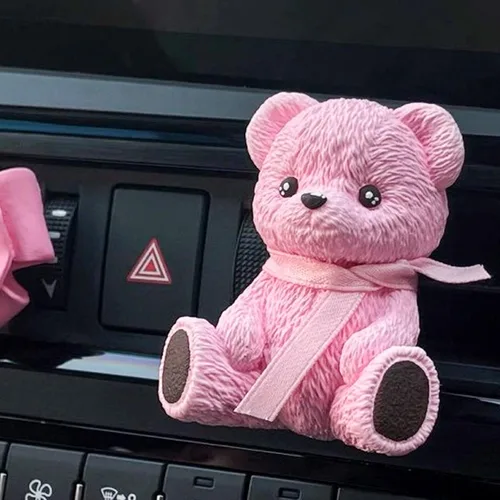Vista 5 de 2 moldes de resina de silicona de oso – Moldes de vela de resina de oso 3D y jabón para fundición de resina epoxi de animales lindos, fondant