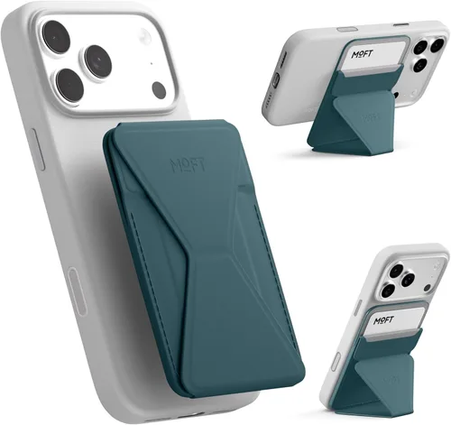 Vista 52 de MOFT Soporte para teléfono y cartera AERA, cartera MagSafe, tarjetero beach blanco