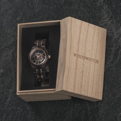 Vista 3 de WoodWatch Relojes de madera Wanderer para mujer, Moderno