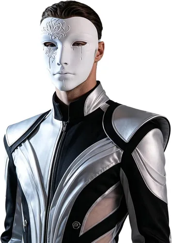 Vista 10 de Oyolan Shining Cyborg Full Face Mask Venetian Party Mask