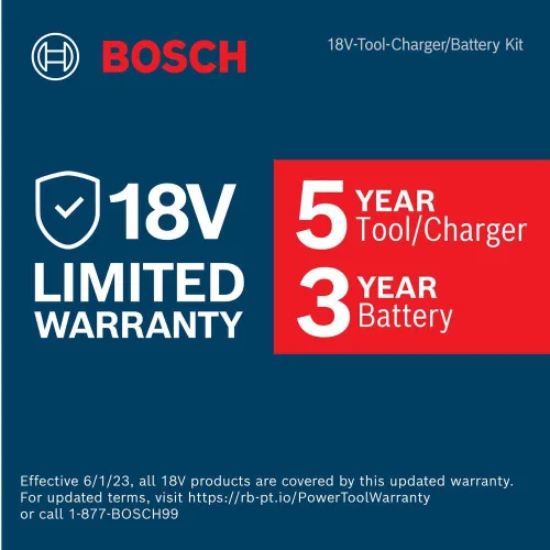 Vista 12 de Bosch GSB18V-800CB24 1/2 pulg. Kit de taladro percutor/taladro sin escobillas listo para conectar con (1) batería CORE18V® de 4 Ah de potencia