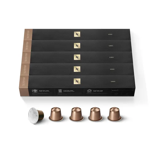 Vista 9 de Nespresso Original, Capriccio, tostado medio, 50 cápsulas de espresso