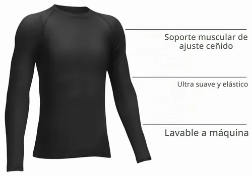 Vista 4 de TELALEO Boys Youth Compression Shirt Long Sleeve Football Undershirt