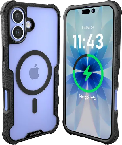 Vista 35 de Smartish Funda para iPhone 12 Pro Max Armor - Gripzilla [resistente + protectora] Funda de agarre delgada y resistente - Black Tie Affair