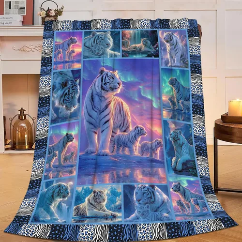 Vista 128 de Manta de águila con la bandera estadounidense y águila calva, regalos para niños, niñas, niños, adultos, mujeres y hombres, suave, acogedora, cálida