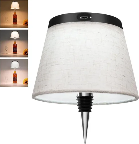 Vista 10 de 2025 Nueva Lámpara Inalámbrica para Botellas - Luces LED para Botellas de Licor y Vino, Pantalla Inalámbrica, Luz Superior para Botella de Whisky