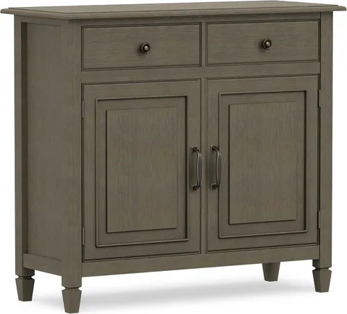 Vista 23 de SIMPLIHOME Connaught - Armario de madera maciza de 60 pulgadas de ancho, color negro