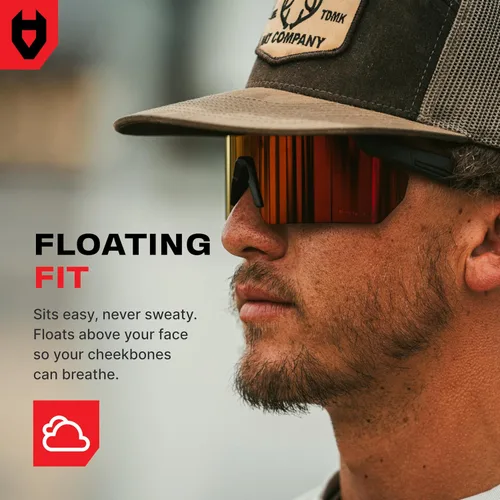 Vista 6 de NoCry Lentes de sol ANSI Z87 para hombres o mujeres con protección contra arañazos y 100% UV, lentes de seguridad teñidas con lentes de alto