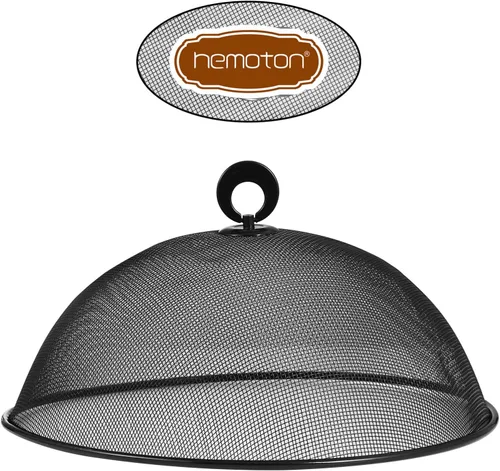 Vista 2 de Cubierta de malla para alimentos, de acero inoxidable, para mesa de comedor, tapa de alimentos, cubierta de platos, fundas reutilizables de malla