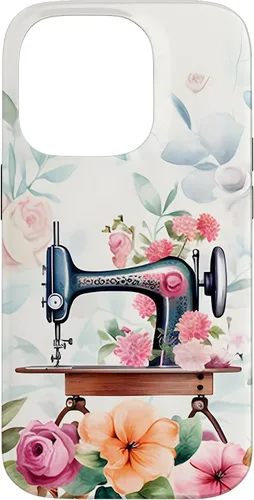 Vista 17 de Funda de costura floral vintage para máquina de coser iPhone 16