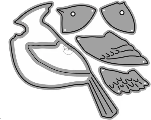 Vista 13 de DzIxY Lindos troqueles de corte de metal de pingüino para hacer tarjetas, juegos de troqueles de papel para grabar, álbum, plantillas para álbumes