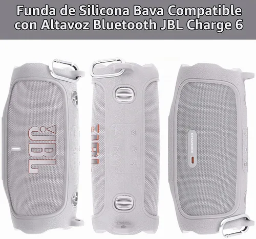 Vista 4 de Funda de silicona para altavoz portátil impermeable JBL Charge 6