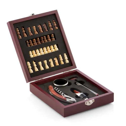 Vista 7 de Set de Accesorios para Vino y Ajedrez InnovaGoods 37 Piezas