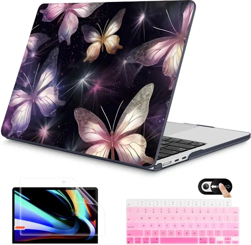 Vista 35 de Mektron Funda para MacBook Air 2025 M4 de 13.6 pulgadas A3240 Compatible con 2023 A2681 M2 2024 A3113 M3 Chip con Liquid Retina Display Touch ID