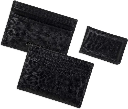 Vista 2 de Calvin Klein Juego de carteras de cuero RFID para hombre