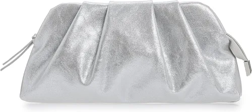 Vista 9 de CHARMING TAILOR Bolso tipo sobre elegante de cuero vegano suave con pliegues de PU para mujer Soft PU leather