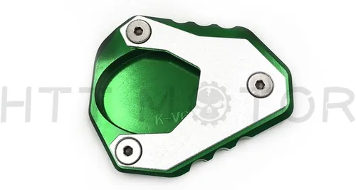Vista 3 de KAW-253VER6500618 - Almohadilla de extensión de soporte lateral compatible con Kawasak Versys 650 2015 2016 2017 2018 verde