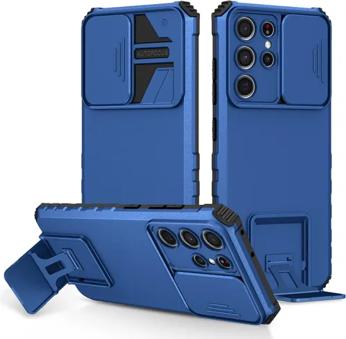 Vista 11 de Funda compatible con Samsung Galaxy M13 5G/A04 Dimensional Soporte Ventana Corredera Teléfono Móvil Funda Protectora a Prueba de Golpes para Samsung