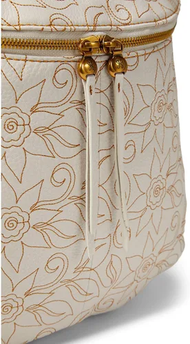 Vista 4 de HOBO River Bagpack - Bolsa para mujer - Construcción de cuero genuino con correas de hombro ajustables dobles, elegante y hermosa bolsa, Blanco, Río