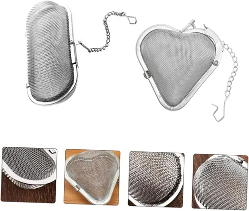 Vista 8 de Cabilock Colador de té de acero inoxidable para condimentos de especias, 2 unidades para cocinar té