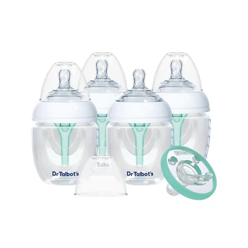 Vista 10 de Dr. Talbot's Biberones anticólicos de 6 onzas, biberones para bebés recién nacidos de 0 meses en adelante, biberones autoferilizantes para recién