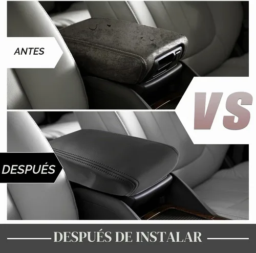 Vista 6 de Almohadilla de consola central de automóvil, impermeable, protector de caja de asiento, color negro para Toyota 4Runner 1996-2002