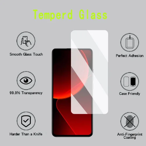 Vista 4 de [Paquete de 4] Protector de pantalla para Xiaomi 13, resistente a los arañazos, fácil de instalar, sin burbujas, cobertura de pantalla completa